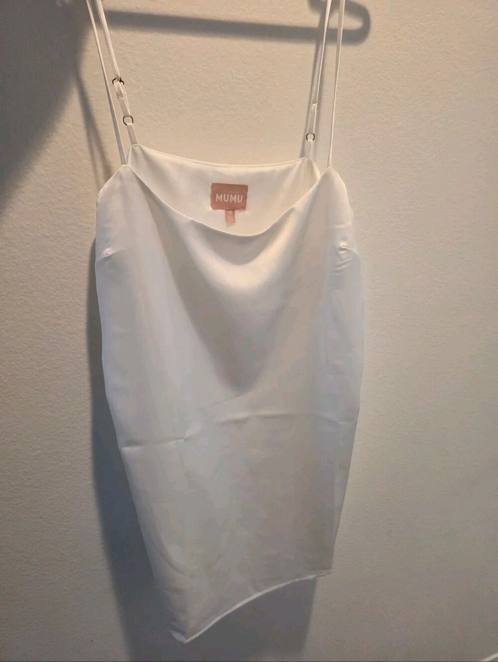 Show Me Your MUMU Satin Cowl Neck Slip Dress MEDIUM, NEW - Picture 2 of 2
